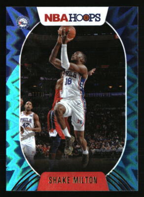 Shake Milton 2020 Hoops Teal Explosion #195 Basketball Card