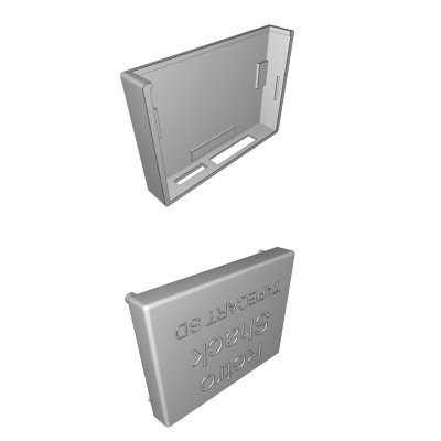 3D gedruckt RetroShack TapeCartSD Hülle für C64 C64C Commodore 64
