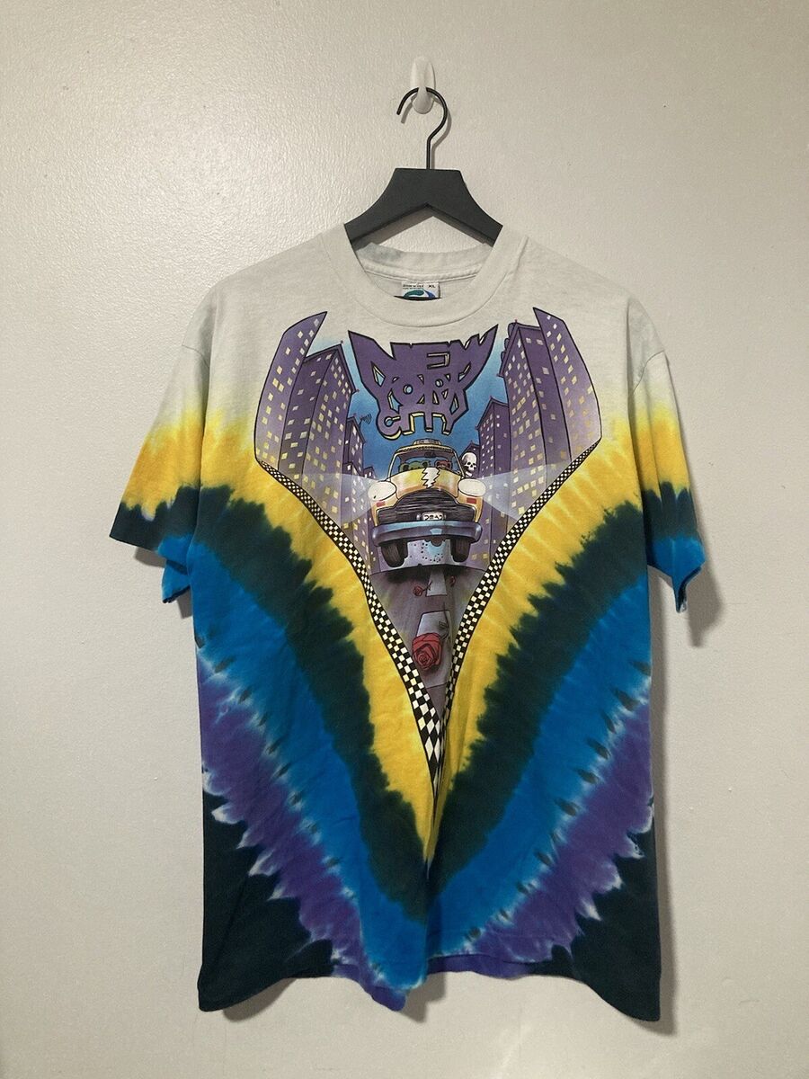 Vintage Grateful Dead Shirt Men's XL NYC Taxi Liquid Blue Vintage Grateful Dead Shirt Men's XL NYC Taxi Liquid Blue