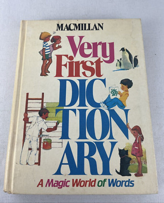 MacMillan Very First Dictionary Vintage 1983 Hardcover 