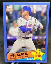 2020 Topps Series 2 JEFF MCNEIL 1985 Topps All-Star BLUE Parallel Mets #85AS-45