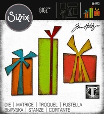 Sizzix Bigz Gift Wrap die 664973 Retail 22.99 retired Tim Holtz