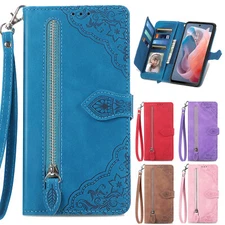 For Motorola Moto G 5G/Power/Stylus 5G 2024 Magnetic Leather Zipper Wallet Case