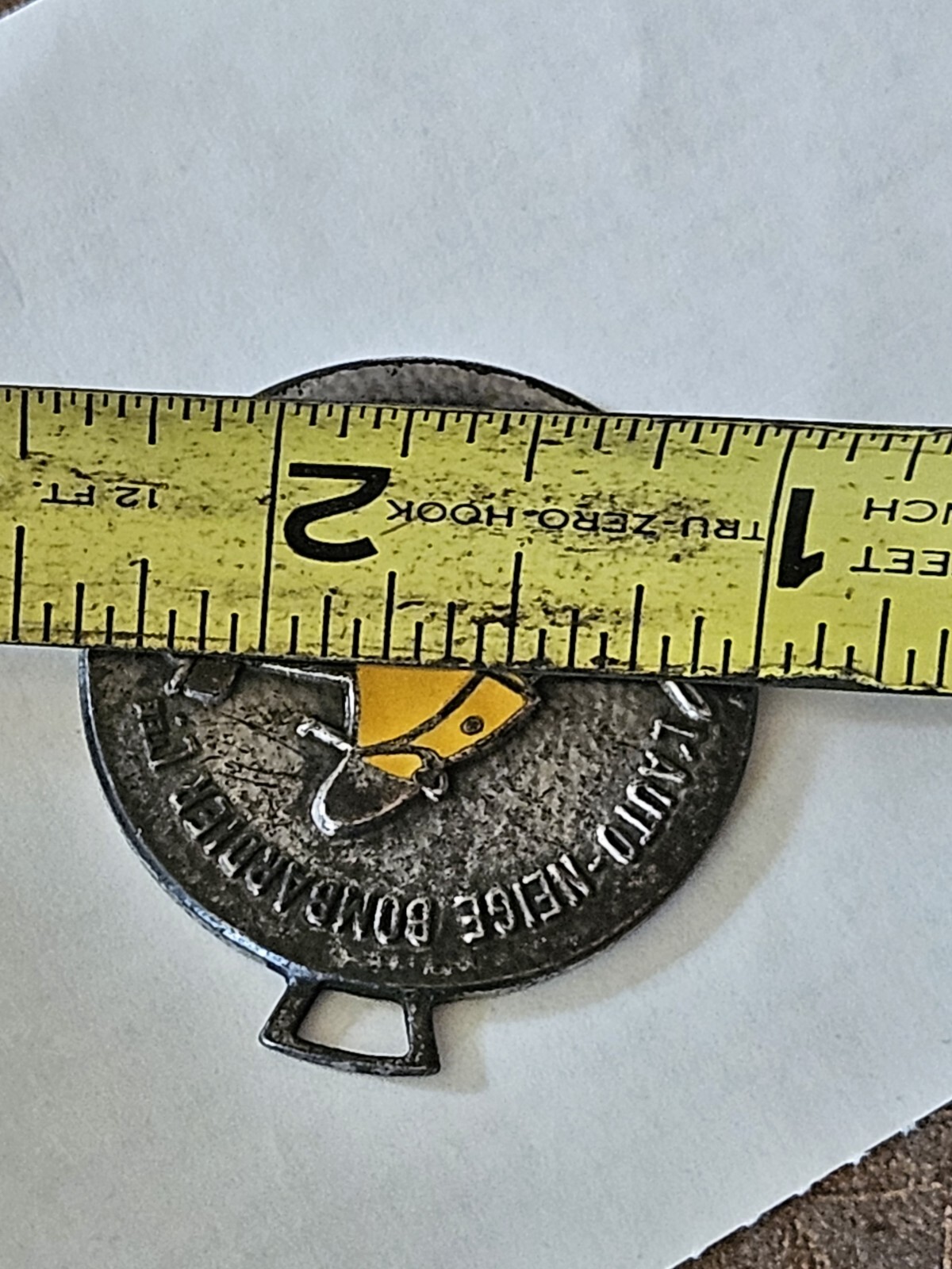 vtg SkiDoo Bombardier keychain tin cab snowmobile advertising eBay