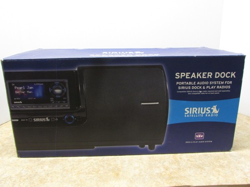 Boombox Sirius SUBX2R con antena de pantalla ST5 y cable de alimentación negro - Imagen 2 de 3