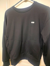 FIGS Cornelia Crew Neck Scrub Top Shirt FORMx  Small Black Limited Edition