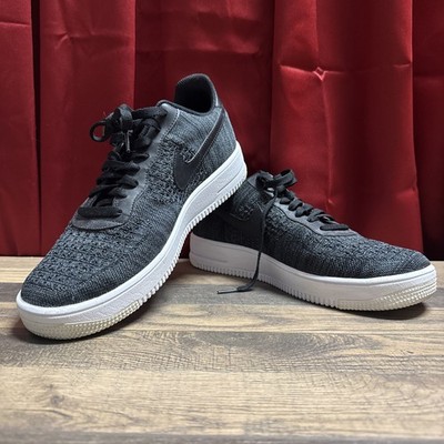 Nike Air Force 1 Flyknit 2.0 Black Anthracite White Low Sneakers CI0051-001