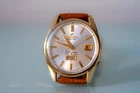 SEIKO 6218-8970T Weekdater 35 Jewels Gold Cap Automatic Watch Vintage Japan Rare
