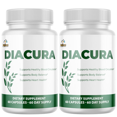 DIACURA-Blood Support- 2 Bottles- 120 Capsules