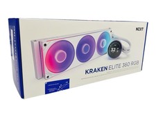 NZXT Kraken Elite RGB 360mm 2024 Radiator Liquid Cooler   White READ 
