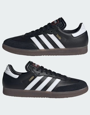  Sport Schuhe Futsal indoor HERREN Adidas Samba Schwarz Wildleder 
