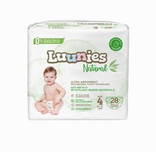 Natural Ultra Absorbent Premium Diapers - Size 4 - 280 Count
