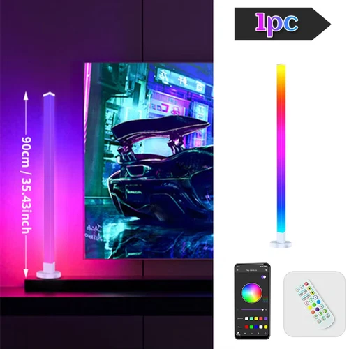 Smart Corner Floor Lamp Dimmable APP Control RGB LED Modern Mood Lighting Stand