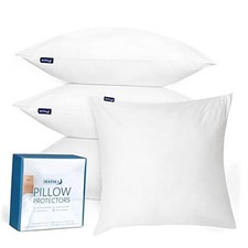 20x20 Pillow Cover Waterproof Throw Pillow Protectors with Zipper 20"x20" 4