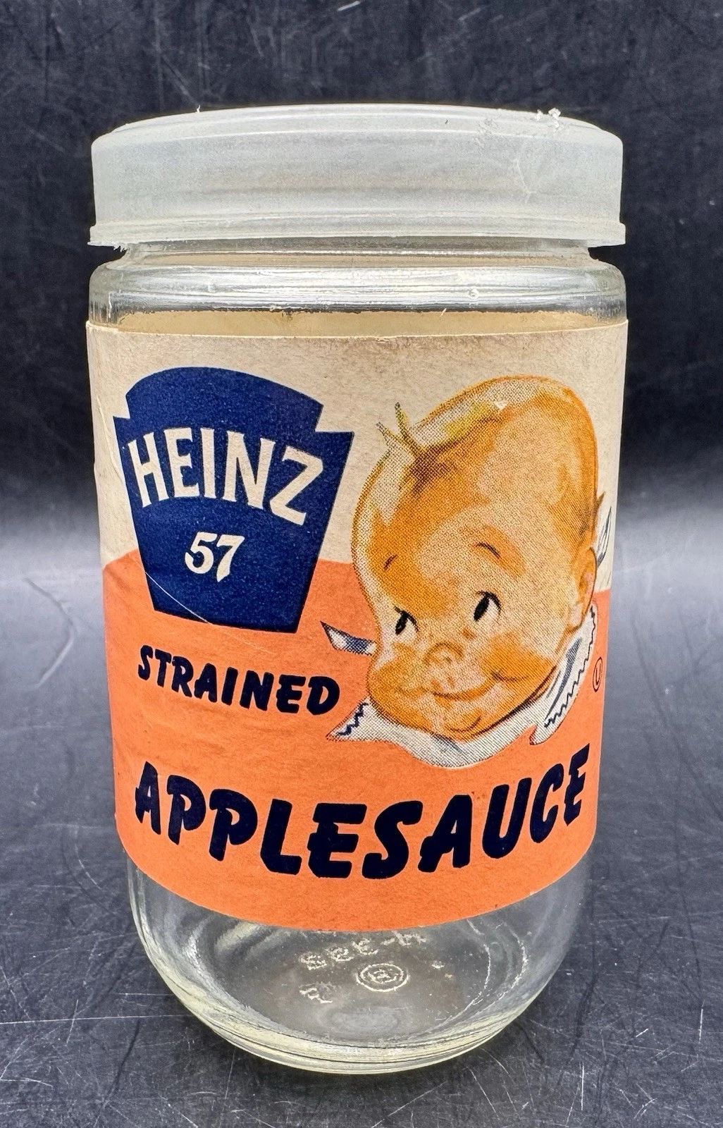 Vintage Heinz Baby Food Jar & Original Frosted Baby Food Jar Cover Baby Graphic
Opens in a new windo