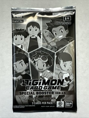 Digimon Card Game Special Booster Ver.2.5 Box Promotion Pack English