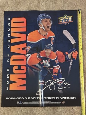 Upper Deck NHL Hockey Home Connor McDavid Conn Smythe Promotional Poster OILERS