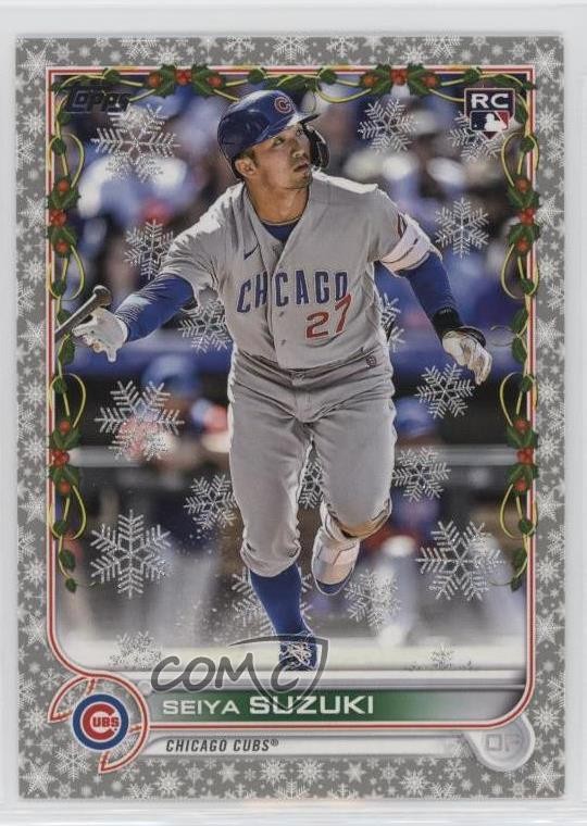 2022 Topps Holiday Mega Box Metallic Seiya Suzuki #HW177 Rookie RC 0qy0