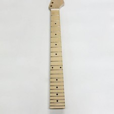 Unfinished maple guitar neck, maple fb, 22 frets, 25.5" scale