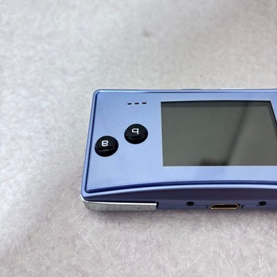 NINTENDO Game Boy Micro OXY-001 Blue Handheld Console Tested
