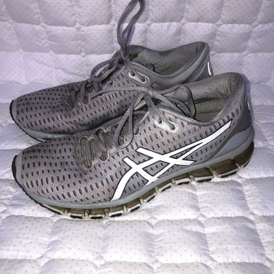 Asics Gel Quantum 360 T7E7N Women s Running Hiking Shoes Gray White Size 8