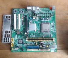 MSI MS-7301 VER:1.0 Socket 775 Płyta główna z procesorem PENTIUM D 2,1 GHz, 4 GB RAM
