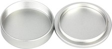 M39 39mm Metal Rear Lens Cap Body Cap Set Silver for Leica Leitz LTM Canon