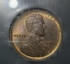 1921 Lincoln Cent NGC MS63 RB