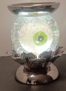 Bath & Body Works Halloween Eyeball Waterglobe Pedestal Candle Holder Works!