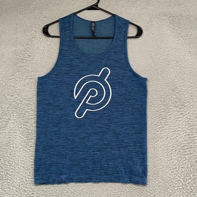 Lululemon Tank Top Mens Small Blue Peloton Athletic Cycling Running Workout Gym