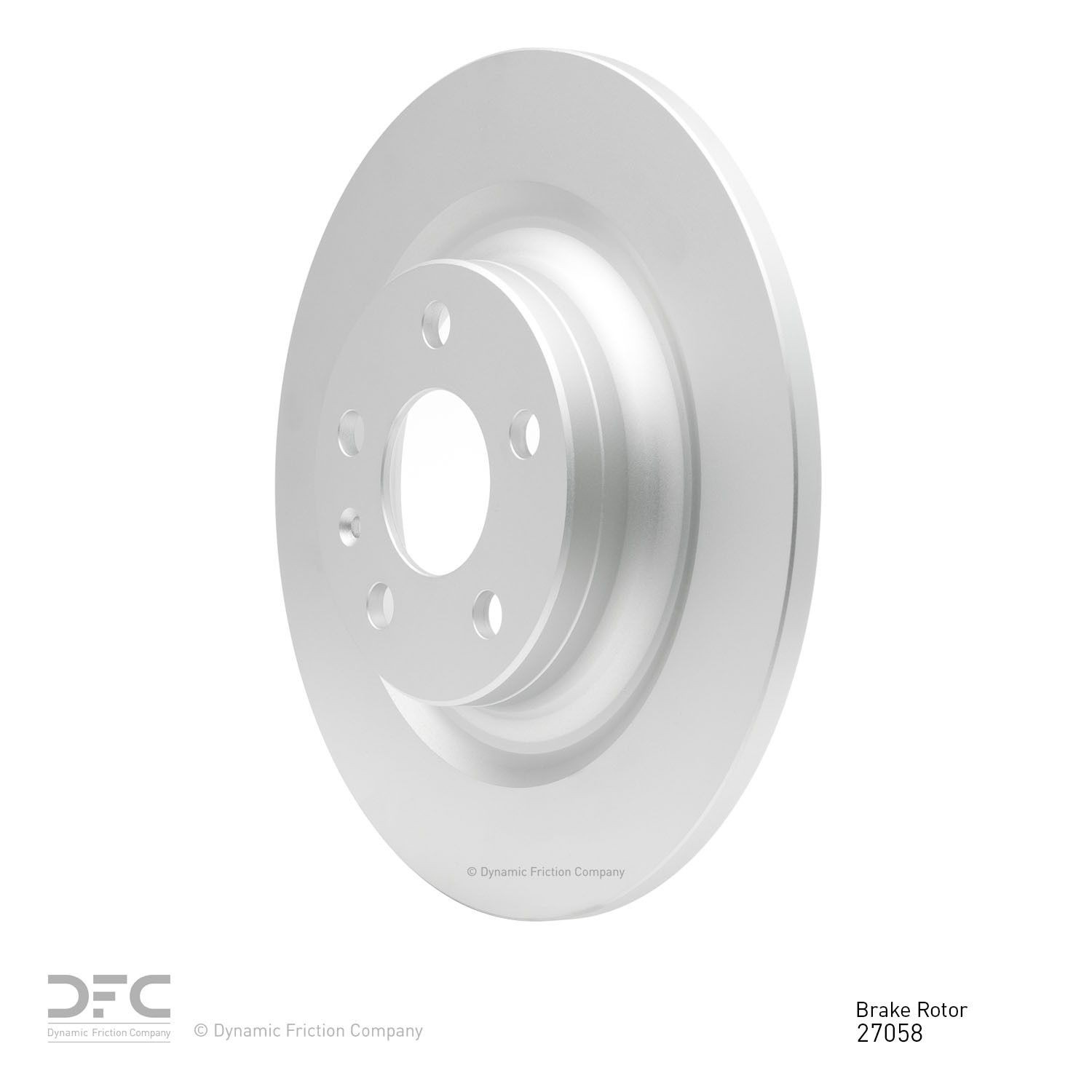 Dynamic Friction 604-27058 DFC GEOSPEC Coated Rotor - Blank For 18-22 S60 XC60