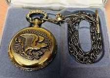 Statue of Liberty 1886-1986 Limited Ed. Commemorative Quartz Pocket Watch w/ COA