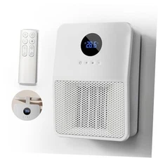 Electric Space Heater, 3-IN-1 Portable Heater for Wall White