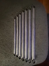 Snap On 7 Piece Metric Hi Performance 0° Offset Box Wrench Set XDHFM