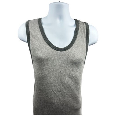 Men's Alternative Apparel Premium Keeper Tank Top (Smoke Grey/Vintage Royal)