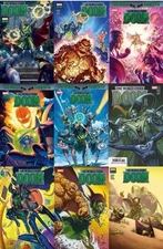 One World under Doom #1-9 (Marvel Comics April 2025) All A Covers! 🔥🔑