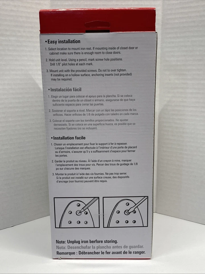 Wall Mounted Iron & Board Holder Household Essentials Storage - Image 4 of 4