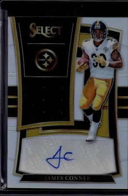 2017 Panini Select #RM-JC James Conner Rookie Signature Memorabilia Prizm #/199
