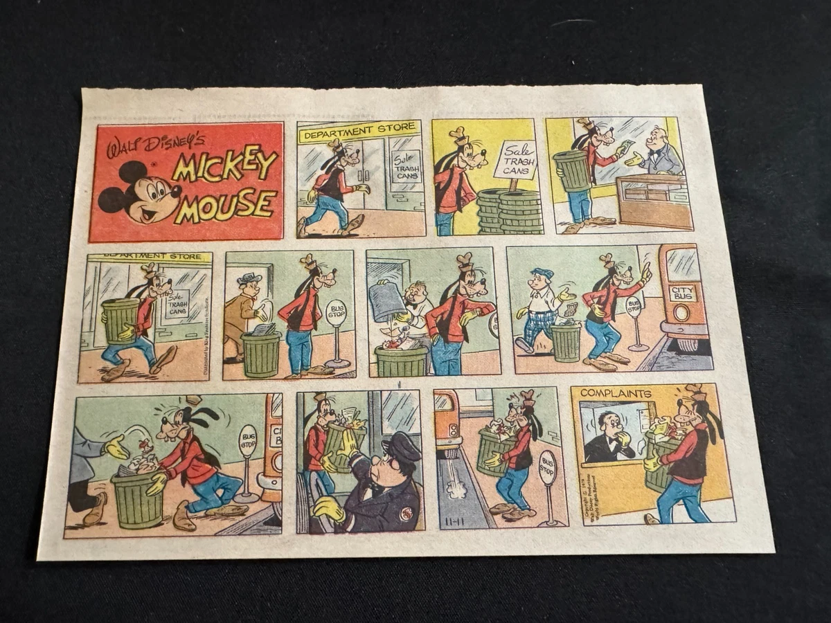Mickey Mouse Disney Comic Strips with Vintage for sale | eBay