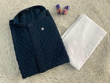 Kurta Pyjama Indian Party Suit Men's Kurta Pajama Set Wedding Wear