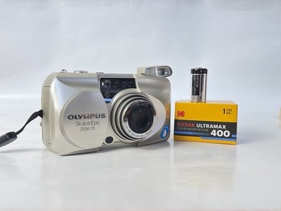 Olympus Stylus Epic Zoom 170 35mm Film Camera W/ New Battery/Film Fully Tested  