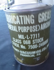Military Can 1lb MIL-L-7711 General Purpose Aircraft Grease Socony Vacuum