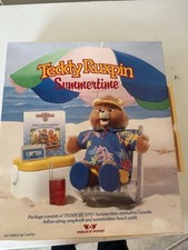 Vintage 1980  s Teddy Ruxpin Summertime Cassette And Outfit Set