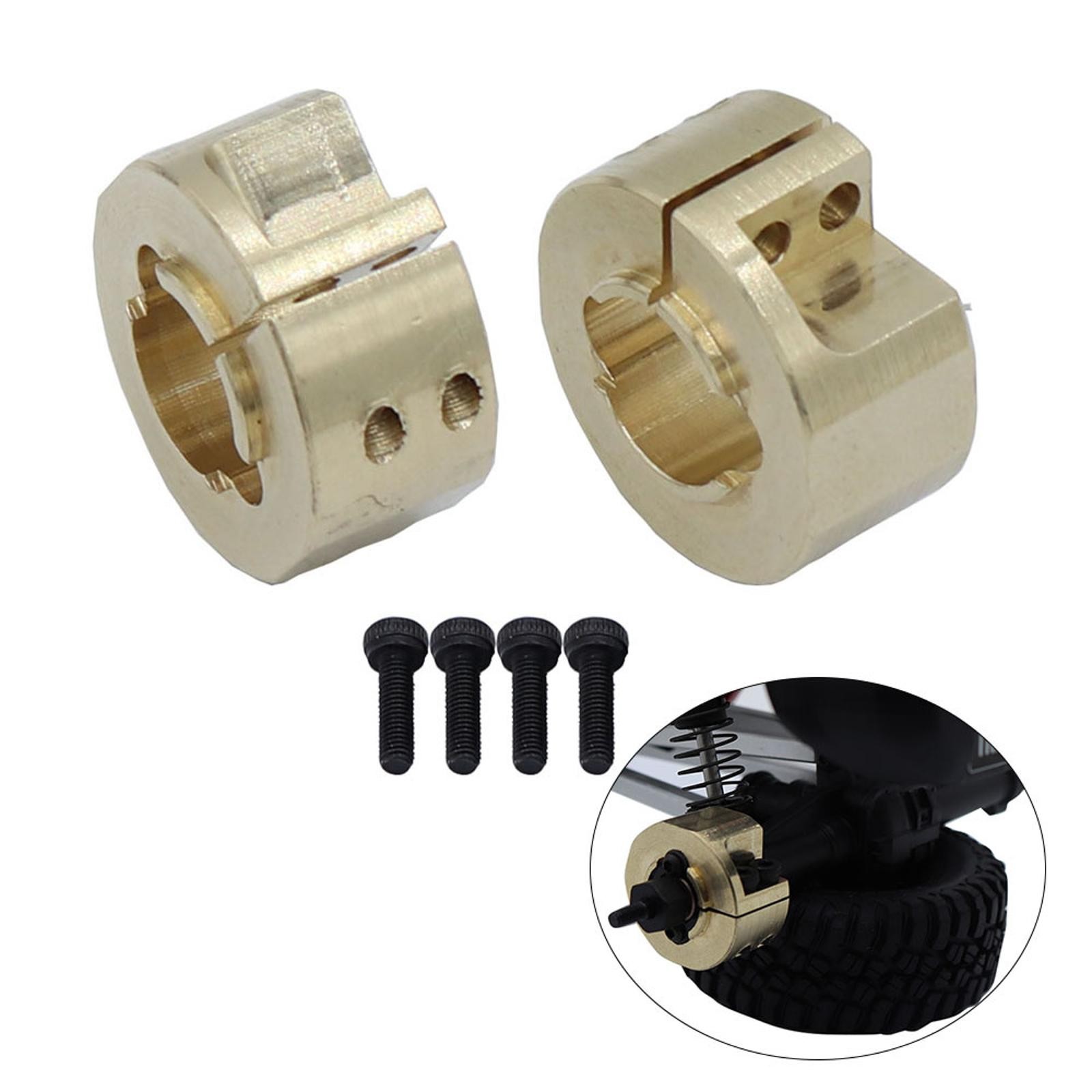 1Pair Brass Rear Axle Counterweights Balance for TRX4M 1/18 RC Car Upgrade t