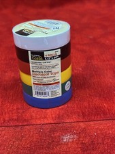 THE ORIGINAL STIKTEK MULTI COLOR ELECTRICAL TAPE 6 ROLLS 1/2" X 20 ft - NEW h53 