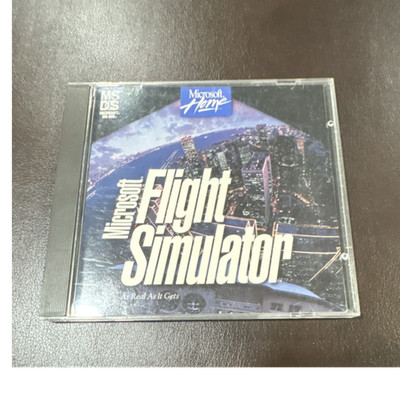 Microsoft Flight Simulator MS-DOS PC CD-ROM w/ Manual & Jewel Case MPN 63091