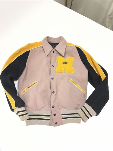 Vintage 50s-60s Butwin Reversible Football Varsity Jacket Sz 38