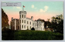 Vintage Winnikenni Castle Postcard Haverhill Massachusetts 1915