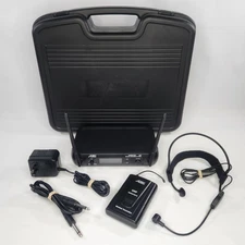 Audio2000s AWR6073DU & AWX6070B-M UHF Wireless Mic Set w/ AV-Jefe CM518 Headset