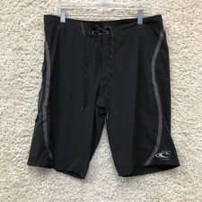 Oneill Boardshorts 32 Mens Black Hyperfreak Heat S Superseam Performance Swim